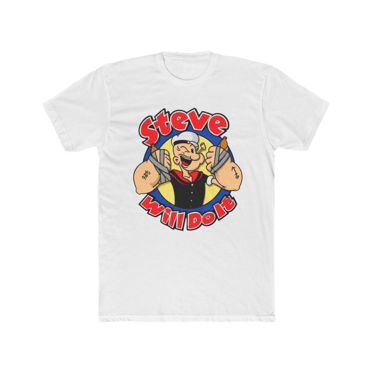Full Send - SteveWillDoIt - Red Popeye Steve T Shirt